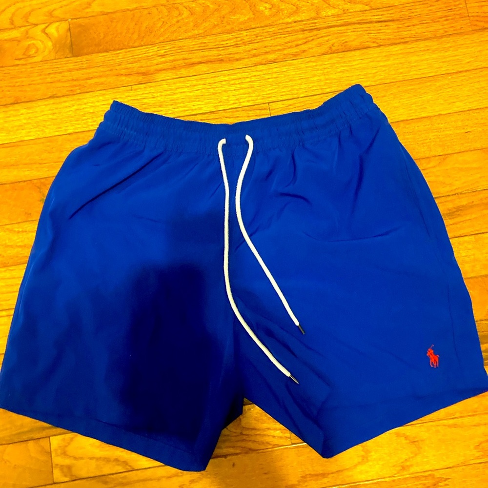 Royal blue Ralph Lauren swim trunks